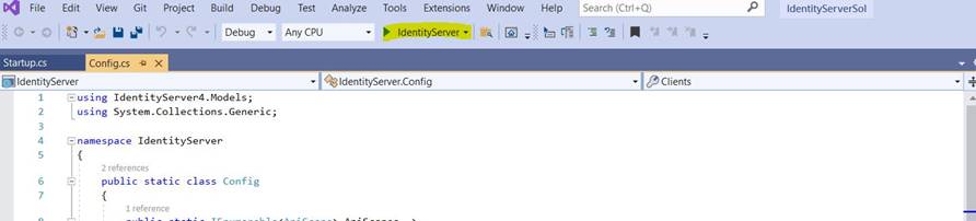 Using Identity Server to authorize our APIs